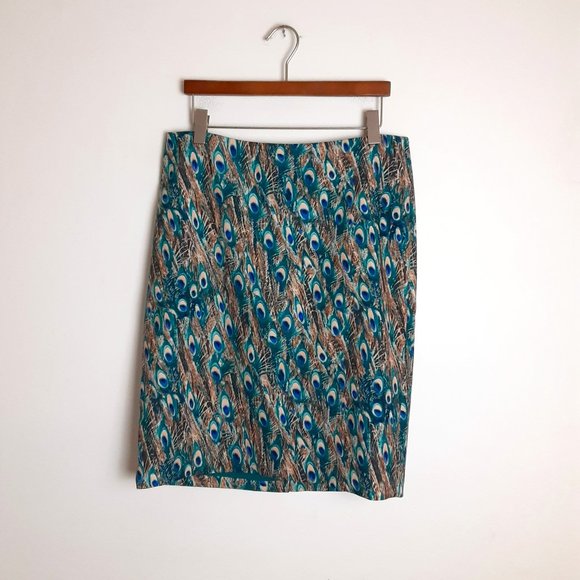Talbots Dresses & Skirts - Talbots Peacock Pencil Skirt